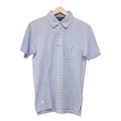 BrooksBrothers(ブルックスブラザーズ) 半袖ポロシャツ サイズS メンズ美品  - ライトブルー×ブルー×ライトピンク ボーダー