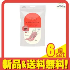 靴下サプリ まるでこたつソックス レディース 23～25cm コーラルピンク 1足入 6個セット まとめ売り