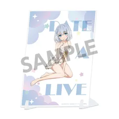 【新品・公式】デート・ア・ライブV 描き下ろしビジュアルアクリルプレート 鳶一折紙 ナイトウェア ver. 公式グッズ colleize コレイズのサムネイル