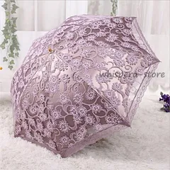 日傘 折りたたみ 晴雨兼用傘 UV対策 傘 レディース おしゃれ 完全遮光 遮熱 uvカット 紫外線対策 軽量 折り畳み傘 軽量 丈夫 コンパクト ひんやり傘 レース