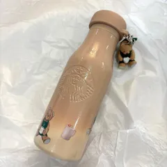 ジェラートピケ リッドカバーチャーム モカベージュ　スタバ