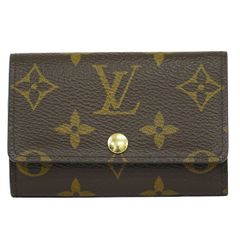 本物 ルイヴィトン LOUIS VUITTON LV ミュルティクレ 6 モノグラム キーケース 6連 ブラウン M62630 Multicles ビトン 雑貨小物 中古 【フォロー割】