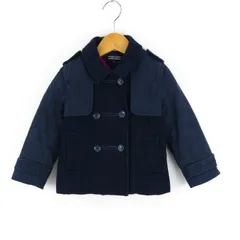 トミー ヒルフィガー 中綿 フィールドジャケット ダブルブレスト アウター ベビー 男の子用 92サイズ 紺 Tommy Hilfiger 【中古】のサムネイル