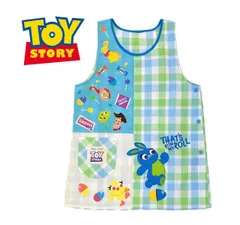 Disney ピクサー トイ・ストーリー うさぎエプロン (グリーン) キャラクター エプロン アップリケ 刺繍 プリント おしゃれ タブリエ ラン型 タバード型 かわいい 主婦 介護士 保育士 先生 幼稚園 保育園 (22303002)