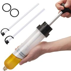 HOTQ オイルポンプ 注射器タイプ 手動オイルポンプ オイル交換 油ポンプ オイルシリンジ 吸引ポンプ オイル抽出 200ml 200cc