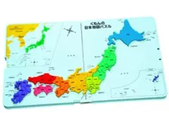 【中古】知育・幼児玩具 リニューアル くもんの日本地図パズル