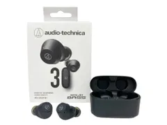 Audio Technica(オーディオテクニカ) SOLID BASS スタジオバス 完全ワイヤレスイヤホン  ノイズキャンセリング  ATH-CKS30TW ブラック 家電/028のサムネイル