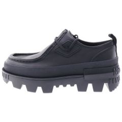 MONCLER (モンクレール) MON WALLABEE ワラビー レザーローカットシューズ レディース ブラックのサムネイル