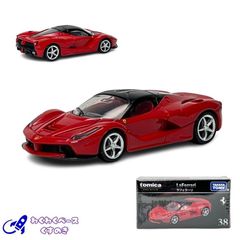タカラトミー トミカプレミアム 38 ラフェラーリ ミニカー フェラーリ Ferrari イタリア クーペ 赤 レッド 6歳以上 モデルカー