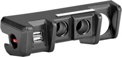 ジムニー/シエラシガーソケット2口 USB電源 2口】出力7A 増設電源