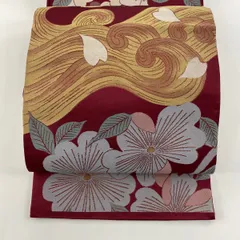 寮母 様 専用ページ ジュサブロー 新品 袋帯 美品 帯締め帯揚げ 3点セット-