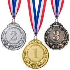 賞メダル 1位 2位 3位 金 銀 銅 セット 亜鉛製 円形メダル