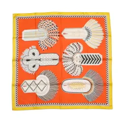 エルメス スカーフ カレ90 ダブルフェイス  式典肩章 Epaulettes de Gala HERMES シルク 2023年春夏