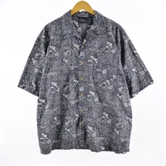 古着 オーシャンパシフィック Ocean pacific 総柄 オープンカラー ハワイアンアロハシャツ メンズXXL/eaa341557