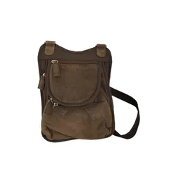 ヴァレンティノ Valentino Van Valentino スウェードコンビ ナイロンショルダーバッグ メンズ 表記無 のサムネイル