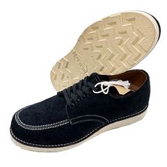 REPLANT (リプラント） SUEDE SAFETY SHOES ブラック  26 ~ 26.5cm  SALE 60%OFF!!   ビブラム 国産 スエードシューズ  ワークブーツ ローカット