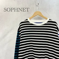 美品 23SS SOPHNET. ソフネット SOPH-230066 BORDER MIX L/S ボーダー カットソー ロンT トップス マルチカラー M メンズ