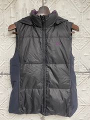 e-81　BURBERRY バーバリー ベスト メンズ Lサイズ ブラック×パープル スポーツ ゴルフ GOLF