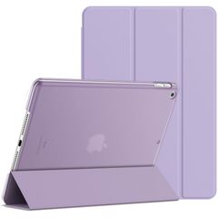 ケース ケース 三つ折りスタンド 第9/8/7世代用) 耐衝撃カバー 2021/2020/2019モデル (10.2インチ オートウェイクアップ/スリープ機能 9/8/7 iPad (ライトパ) JEDirect