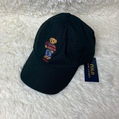 新品未使用品✨現行 ポロラルフローレン キャップ 帽子 ポロベア 黒 ★お値段交渉を受け付けます。