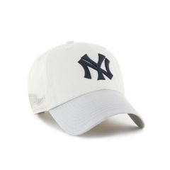 【新品・未使用】'47 6PANEL CAP (Yankees CLEAN UP) BONE / GRAY フォーティーセブン 6パネルキャップ (ヤンキース  クリーンアップ) ボーン / グレー