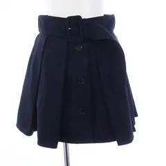 ✨美品✨PATOU パトゥ　ツイード　ミニスカート　ネイビー　34サイズ PATOU パトゥ ミニスカート オーガニックデニム SK042 0008