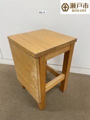 【図工室の木製椅子】No.4高さ　45cm