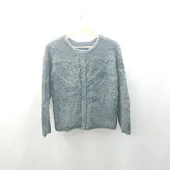 ◇ ⊇ PLST プラステ フェザーヤーン 2way 長袖 カーディガン サイズS グレー レディース E  【1502180051975】