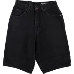 古着 90年代 エディーバウアー Eddie Bauer DENIM CLASSIC FIT ブラックデニム デニム ハーフパンツ USA製/eaa566645