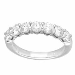 TIFFANY&Co. ティファニー フォーエバー ダイヤモンド(0.93ct)ハーフサークル エタニティ バンドリング Pt950 プラチナ 約9.5号 #49.5【送料無料】指輪【中古】24431007