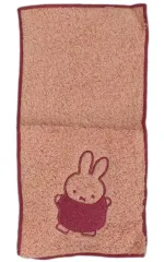 【中古】タオル・手ぬぐい ミッフィー(ピンク) ふわふわハンカチ 「タイトーくじ ミッフィー＆ボリス Fluffy Collection」 F賞