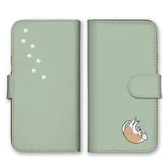 iPhone14 ケース 手帳型 アイフォン14 スマホケース 携帯ケース 猫 ネコ ねこ 和猫 くすみカラー 可愛い イラスト 手描き 大人 シンプル ベージュ カラー02