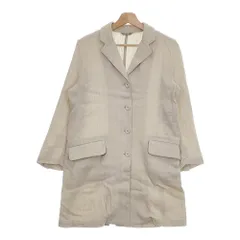 フォグリネンコート　レンガ色美品 fog linen work フォグリネンワーク LOTTE COAT BLACK ロッテ
