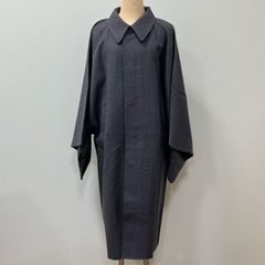和装コート　男物　メンズ　角袖　着物コート　ウール　う241209-3