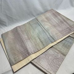 【特価】逸品 美品 正絹 グラデーション 波 袋帯 女性 婦人 レディース 和装小物 和装 着物 留袖 訪問着 振袖 浴衣 B102807