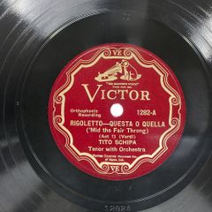 国内盤 ティートスキーパ/VERDI:QUESTA O QUELLA/VICTOR 1282A SP