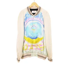 セリーヌ CELINE 22SS Teddy Jacket With Satin Artist Print テディスーベニアジャケット コズミッククルーザー スタジャン 52 白 ホワイト 2V28H353Q ☆AA★のサムネイル