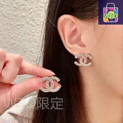 【今日WTO】CHANEL シャネル 中古 ダブル C イヤリング オリジナルロゴリプリカ 送料無料！在庫限定セール価格！-VOY38