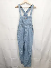 ◇ Θ IVETT デニム オーバーオール サイズL ブルー レディース E  【1507010015288】