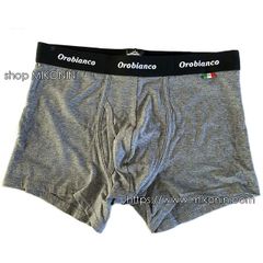 新品 Orobianco オロビアンコ ボクサーパンツ GRAY【L】トリコロールタグ付 アンダーウェア