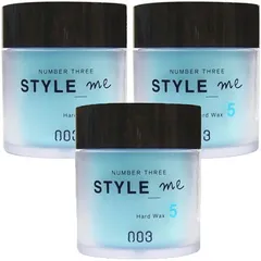 ● 3個セット ナンバースリー スタイルミー ハード ワックス 5 50g ヘアワックス メンズ レディース WAX スタイリング ヘアセット ヘアケアのサムネイル