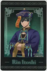 【中古】キャラカード 糸師凛(描き下ろし) ノベルティチェキ風カード キョンシーver. 「ブルーロック collaboration cafe in SMILE BASE CAFE」 対象商品購入特典