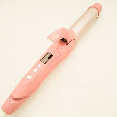 【USED】動作〇 SALONIA サロニア セラミックカール ヘアアイロン ピンク 32mm カールアイロン