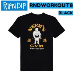 ★新作★数量限定★RIPNDIP （リップンディップ）Tシャツ ブラック M~XLサイズ 人気 送料無料 RNDWORKOUT8