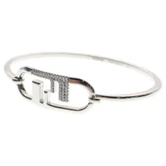 FENDI (フェンディ) オーロック クリスタル ブレスレット シルバー 8AH359