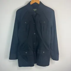 Eddie Bauer エディーバウアー ジャケット　シャツジャケット レディース PLサイズ ブラック 古着 ストリートのサムネイル