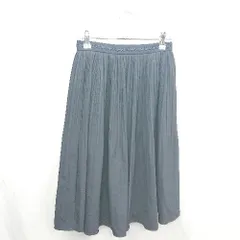 ◇ ⊂ ◎●未使用● Feroux 膝下 フレア スカート サイズ2 ネイビー レディース E  【1411280024201】