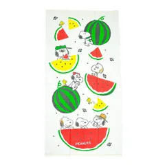 スヌーピー ふんわりガーゼタオル バスタオル スイカ 西川 SNOOPY