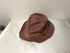 本物カシラCA4LAノックスKNOXリネン麻麦わらハット帽子ボウシゴルフメンズレディースビジネススーツアメカジサーフミリタリーゴルフピンクベージュ日本製M