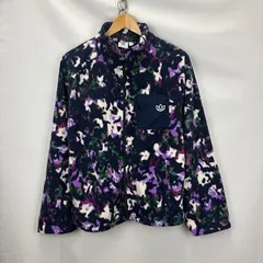 ADIDAS Hoogoordddreef  総柄フリースジャケット　サイズUS M J 2XOT 06101411　02